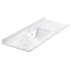 Fresca 54" Countertop with Undermount Sink - Carrara Marble | 1-Hole Faucet Drilling